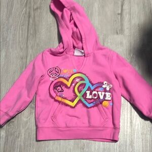 4/$30 Pink Kids Hoodie with Heart Design